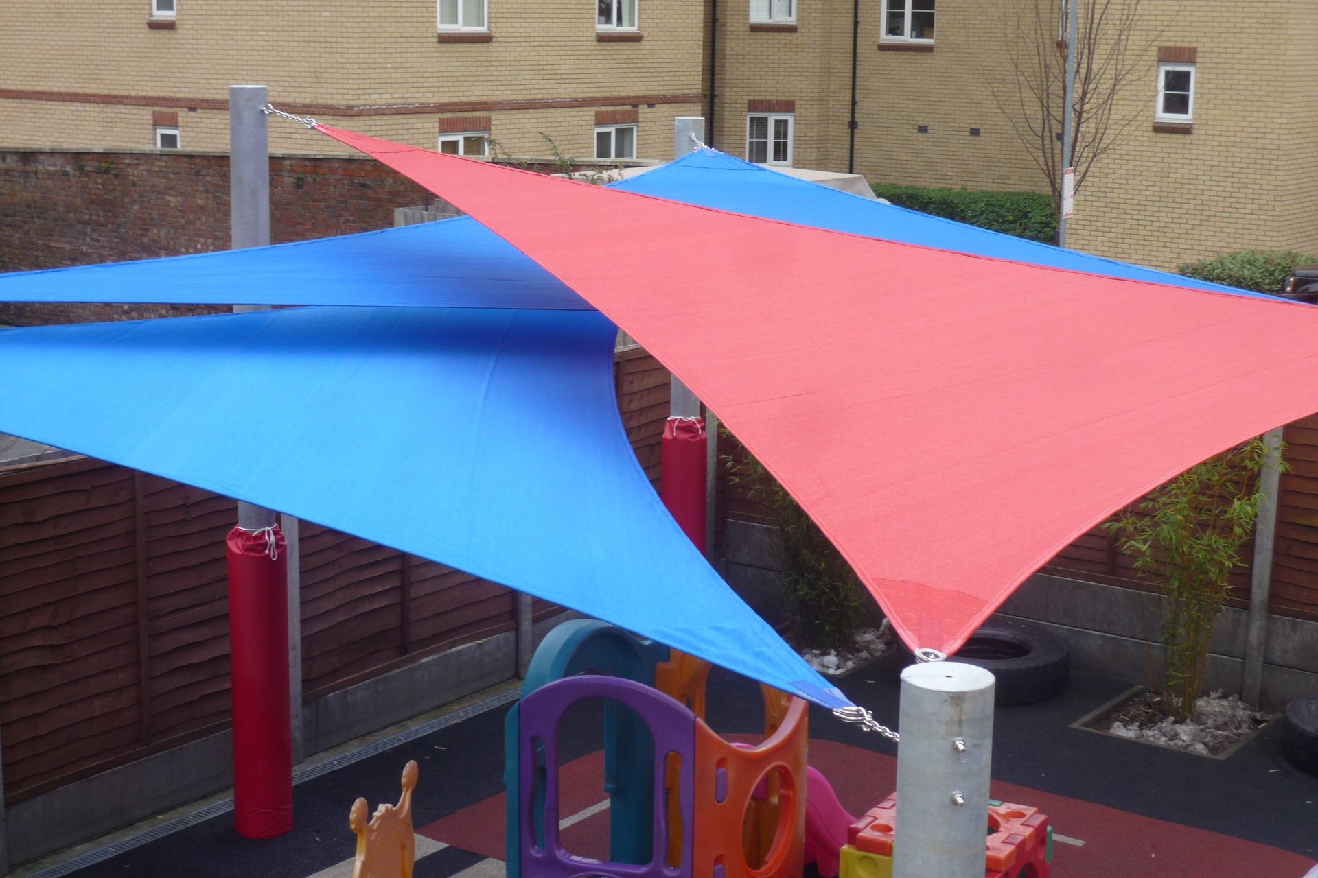 Shade sail design & installation in Kent & South East London